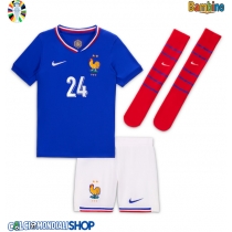 Maglie da calcio Francia Ibrahima Konate #24 Prima Maglia Bambino Europei 2024 Manica Corta (+ Pantaloni corti)